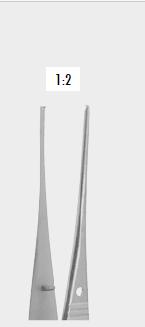 Пінцет для іридектомії ГРЕФЕ (GRAEFE), 1х2 зубці